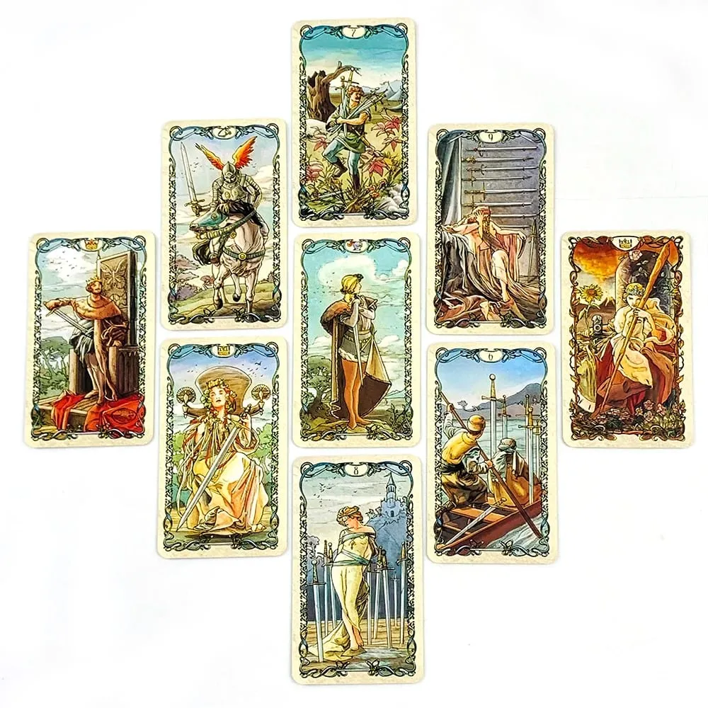 New Tarot Cards A 78 Oracle English Visions Divination Edition Borad Playing Games Family Leisure Gathering Card Games — image 5
