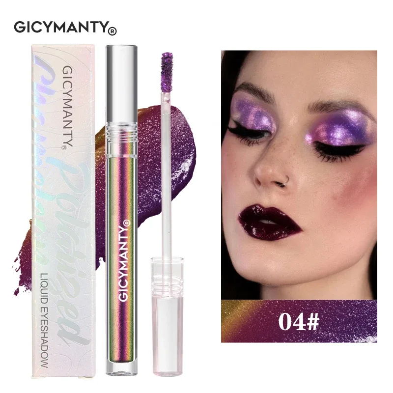 Polarized Chameleon Liquid Eyeshadow Shimmer Glitter Long Lasting Waterproof Multi-Use Eye Highlight Blusher Makeup — image 8