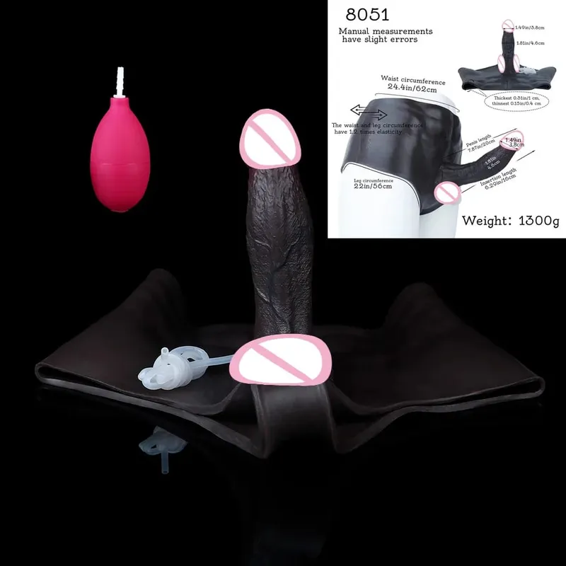 Silicone Anal Plug Squirting Dildo Panties With Abdominal Muscles Solid Penis Vaginal Anal Masturbator Sex Toy For Female — image 9