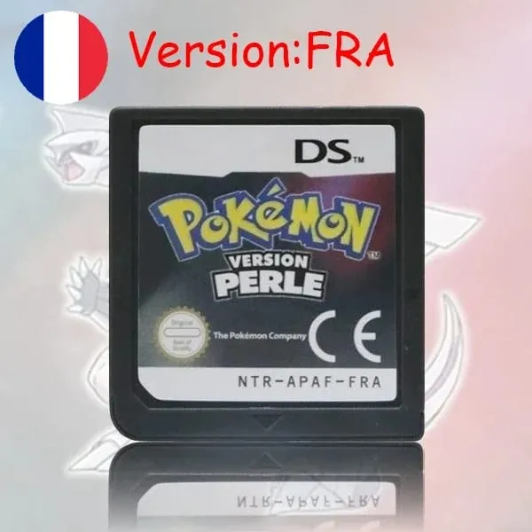 Pokemon Series DS ตลับเกม Diamond Platinum Pearl HeartGold SoulSilver สีดำสีขาวหลายภาษาสำหรับ NDS/2DS — image 14
