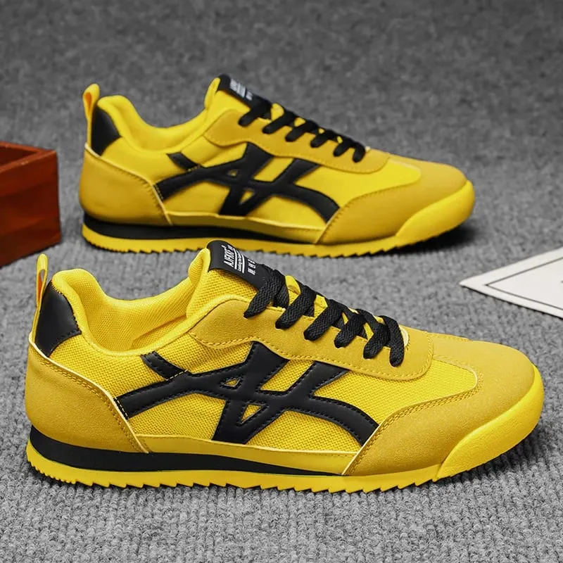 Men's Casual Shoes Fashion Sneakers Low Top Lace Up Lightweight Comfortable Breathable Walking Shoes For Daily Wear — image 2