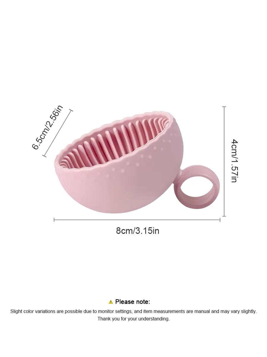 Mini High Appearance Makeup Brush Cleaner Bowl Shaped Washing Tool Cleans Brushes Cushion Puffs Sponges Space Saving Portable — image 6