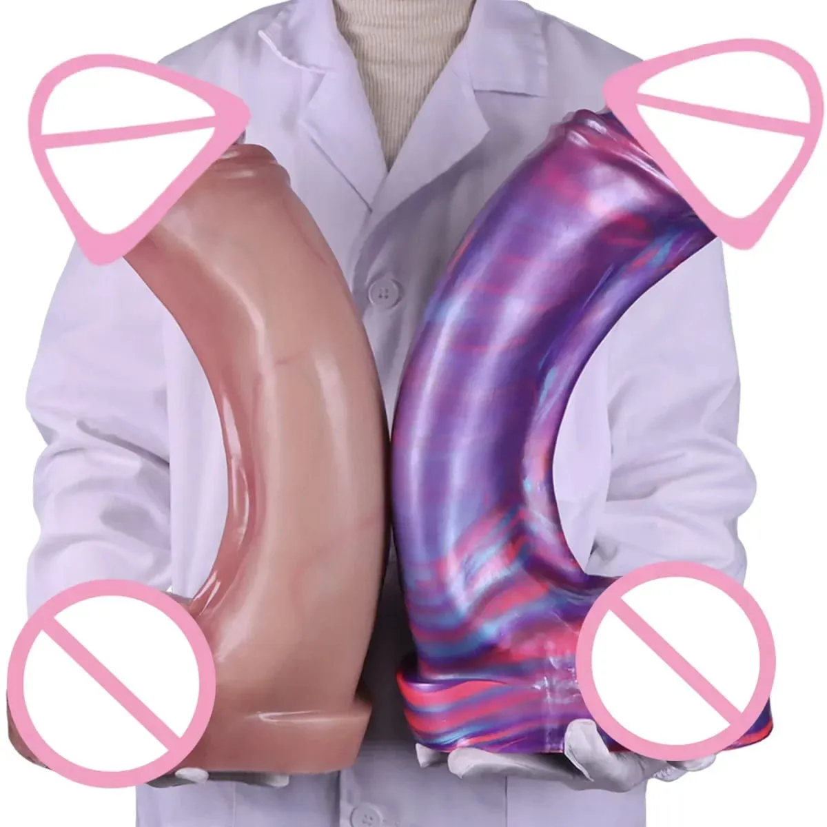 Realistic Veins Soft Silicone Dildo 2Colors Penis Male Genitals Vaginal Masturbation Suction Cup Dick Woman Anal Sex Toy — image 2