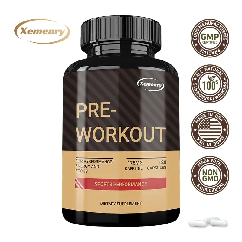 Pre-Workout Supplement - Muscle Building Endurance Support Heart Health Circulation