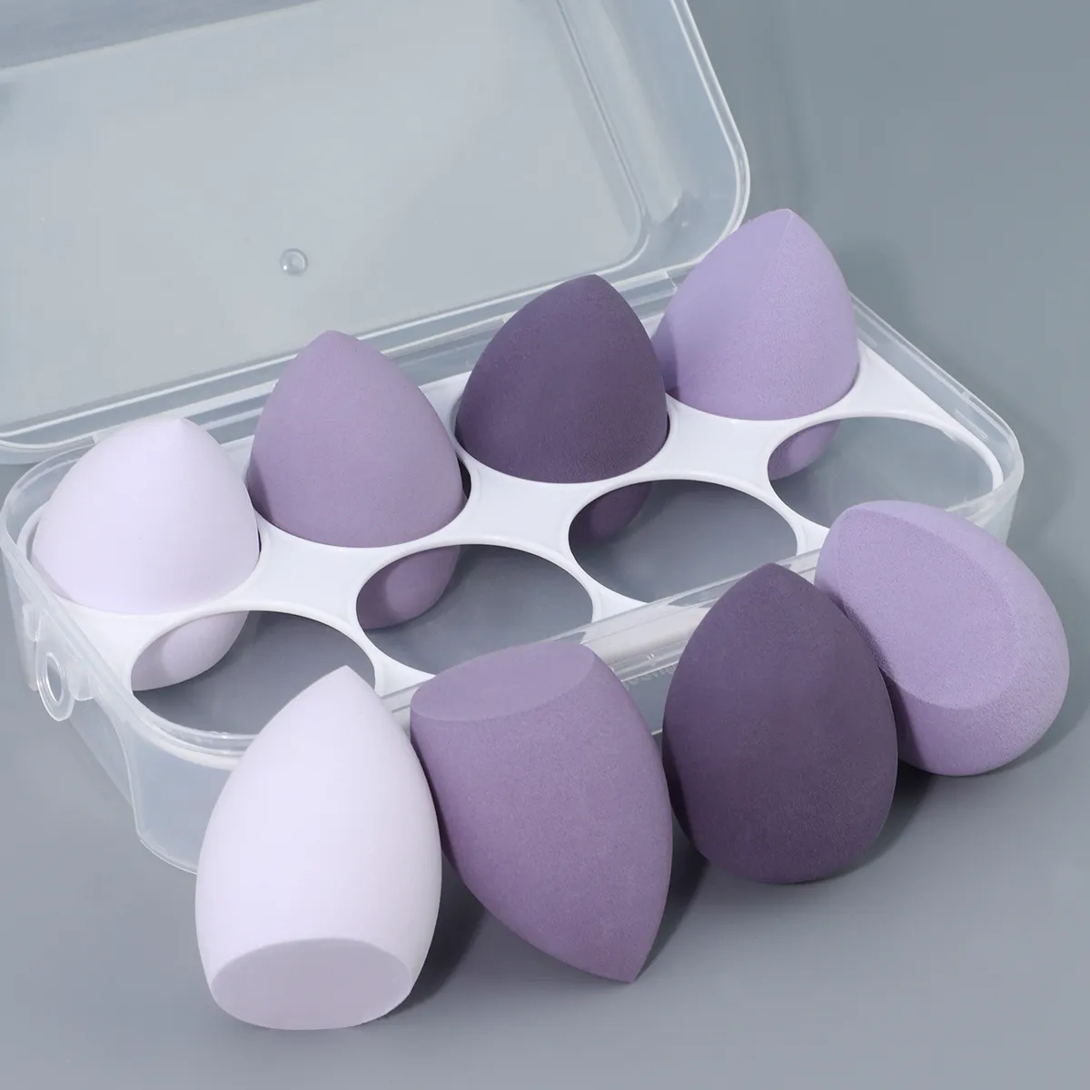 4/8pcs Cosmetic Puff Makeup Sponge Blender Beauty Egg Soft Foundation Sponges Powder Puff Women Make Up Accessories Beauty Tools
