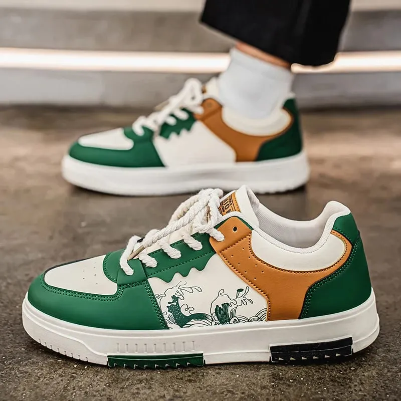 Men's sports and casual board shoes trendy men's shoes fashionable street shoes daily walking shoes — image 4