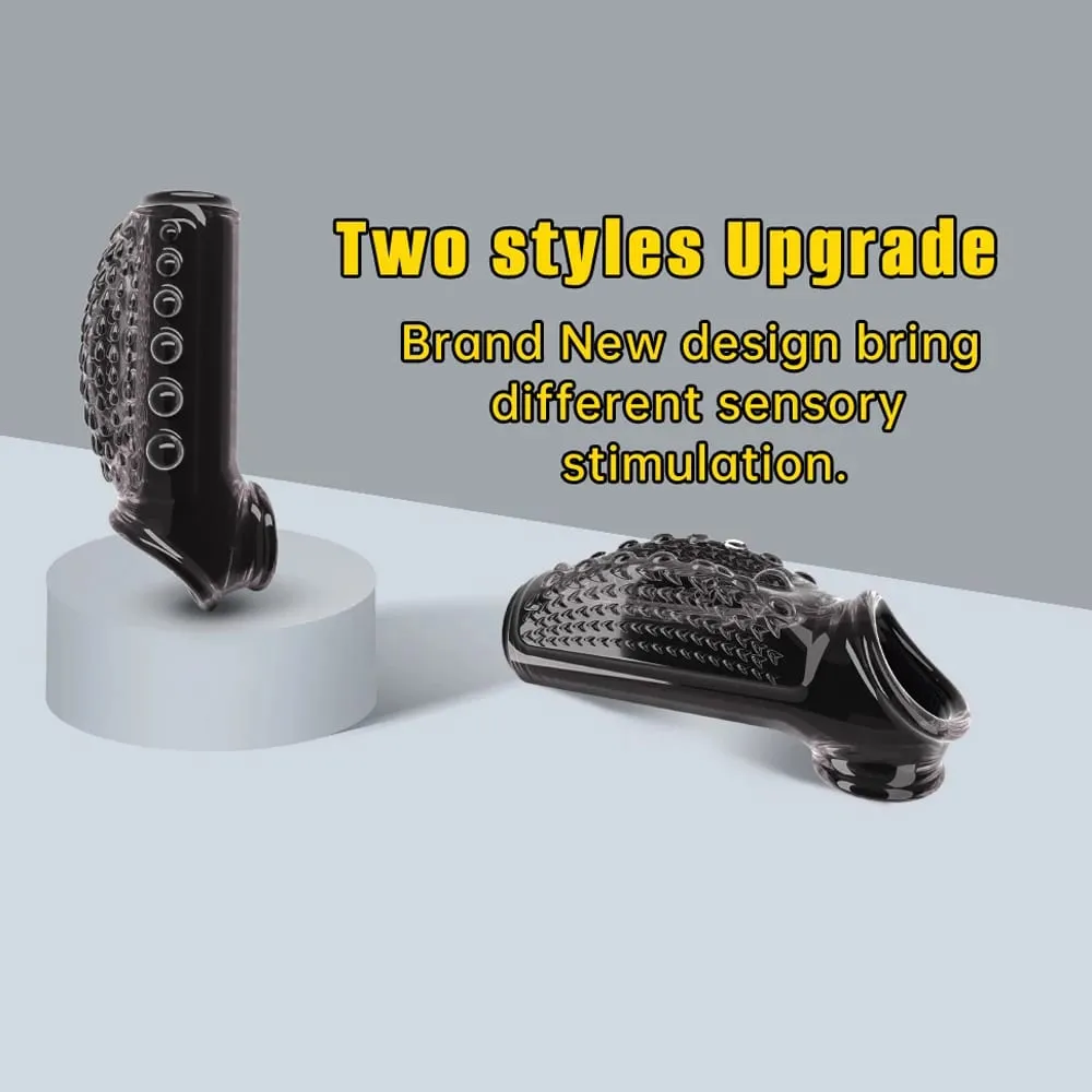 Cock Ring Set Silicone Men Erection Enhancer Dick Ring Delay Time Adult Sex Toy Reusable Penis Rings Longer Lasting for Couples — image 4