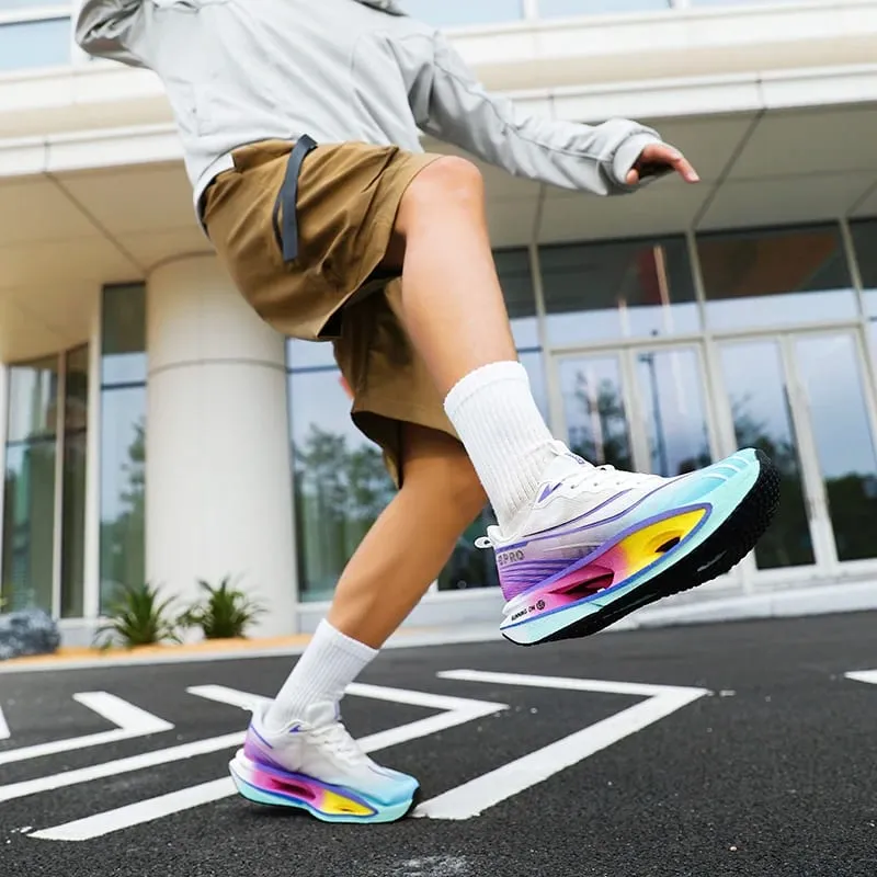 Men's Sports Shoes Carbon Plate Running Shoes Male Marathon Sneakers Racing Shock-absorbing Athletics Training Shoes for Women — image 4