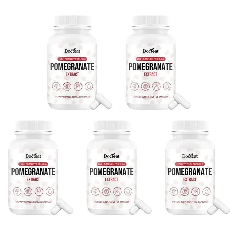 Docteat Pomegranate Fruit Extract Capsules Ellagitannin Antioxidant Defense Immune Support and Oxidative Balance 60 Capsules — image 11