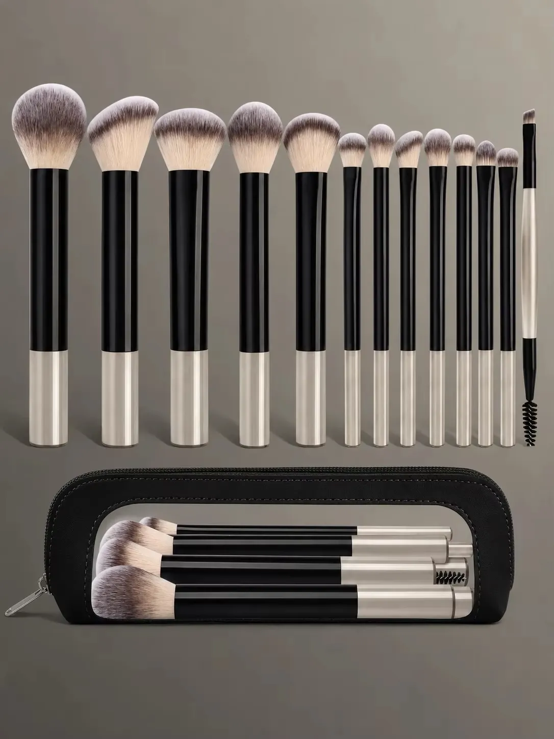 13/17/22pcs Makeup Tool Set Professional Makeup Brush Set Makeup Bag Makeup Accessories Foundation Brush Blush Brush.
