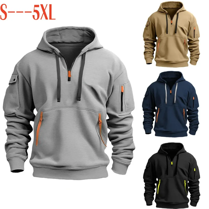Rc Team Associated Men's Hoodie Multi Pocket Zipper Casual Sports Hoodie Men Loose Pullover Fashion Sweatshirt Long-Sleeve tops — image 6