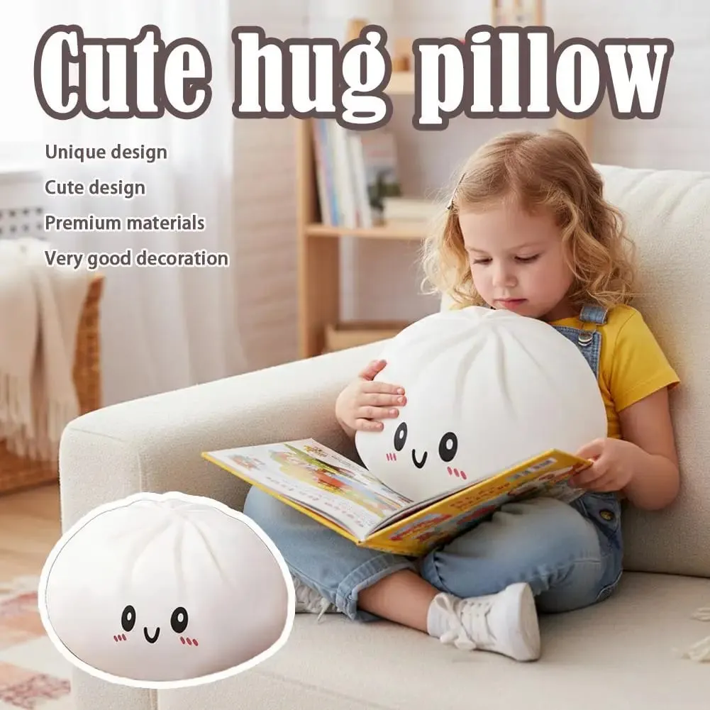 Giant Dumpling Squishy Soft Stuffed Hug Pillow Home Decoration Stress Relief Toy for Kids Stress Relief Fidget Toy
