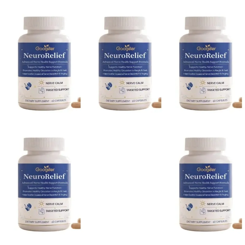 Googeer NeuroRelief Advanced Nerve Health Capsules Daily Support for Nervous System Wellness & Healthy Circulation 60 Capsules — image 11