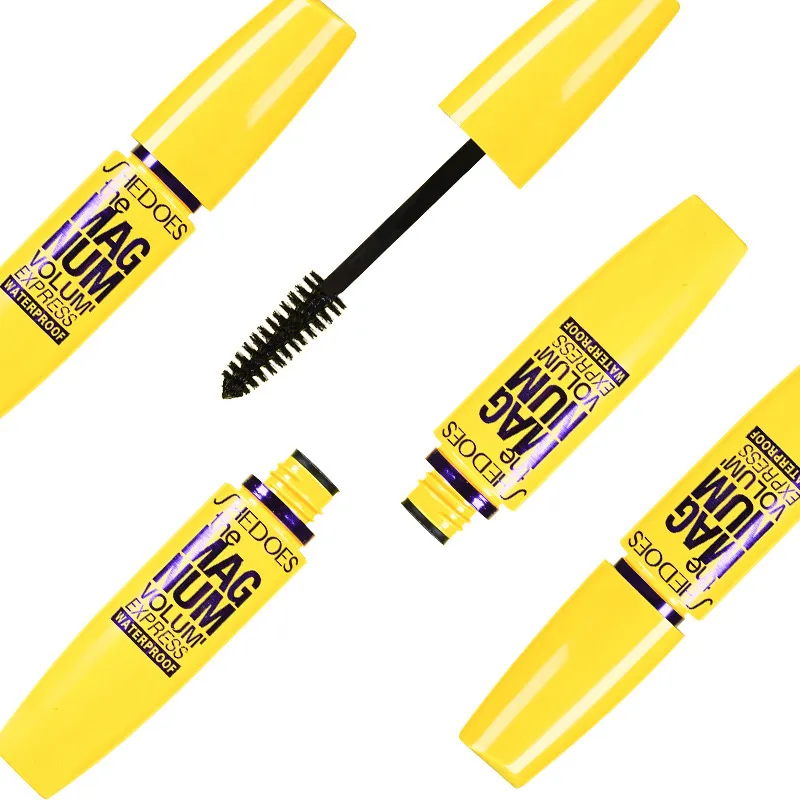 Gele Mascara Waterproof Verlenging Curling Volumizing Natuurlijke langdurige veegvaste oogmake-up Cosmetica — image 6