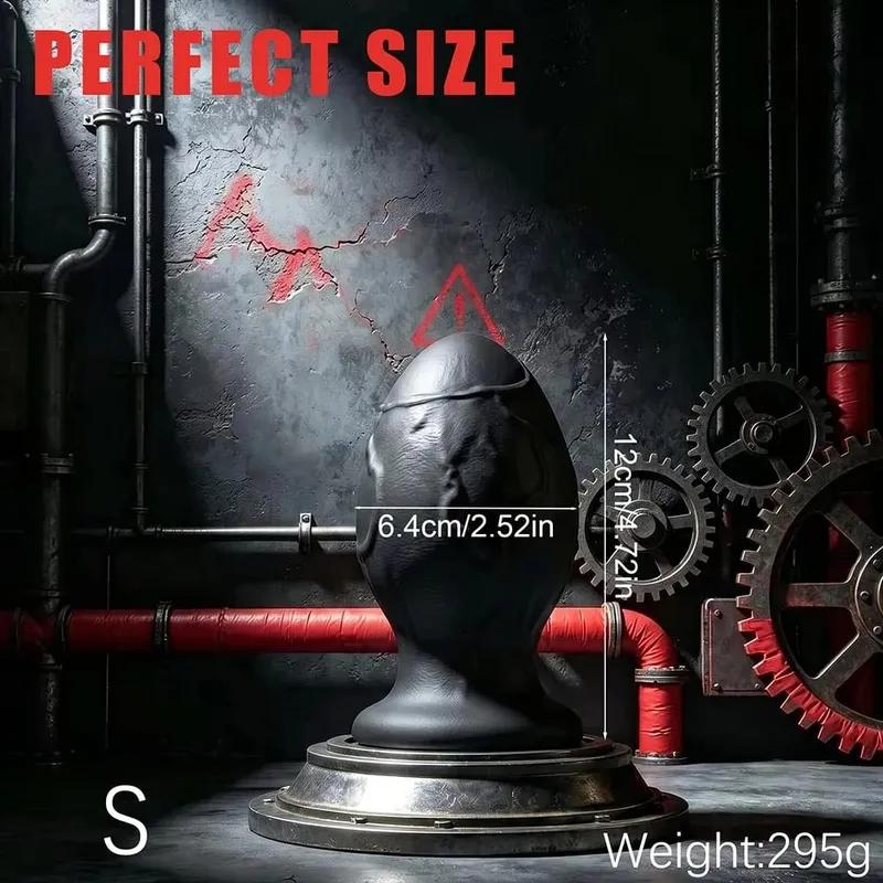 S/XXL Buttplug Silicone Super Big Anal Dildo Balls Fisting Huge Butt Plug Anal Dilator Training Masturbation Sex Toy Men Women — image 9