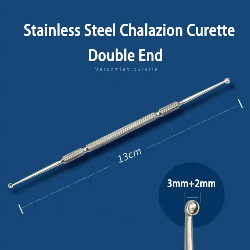 Uso non medico Chalazion Curette Manico più spesso Bordo affilato Taglio delicato Strumenti di riparazione domestica Ciao Occhio — image 10