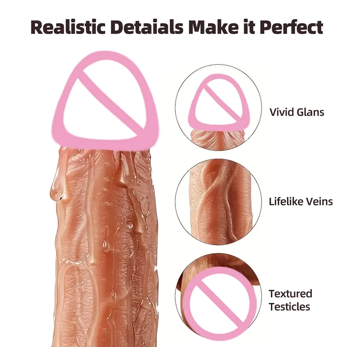 Realistic Dildo Vibrator Wireless Remote Rotating Penis Suction Cup G-spot Clit Stimulator Sex Toys Telescopic Vibrating Dildos — image 4