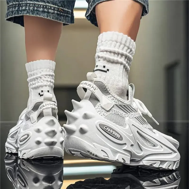 Original Brand Shoes for Man Luxury Knit Breathable Mecha Design Men Sneakers Increased Height Dad Shoes Fashion Socks Shoes — image 2
