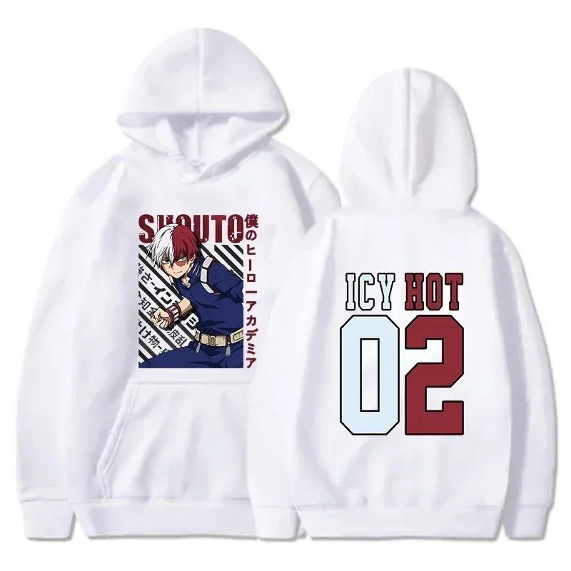 New Todoroki Shoto Print Anime Hoodie Fashion Women Men Casual Tops Autumn And Winter Sweatshirts Long Sleeve Harajuku Pullover — image 8