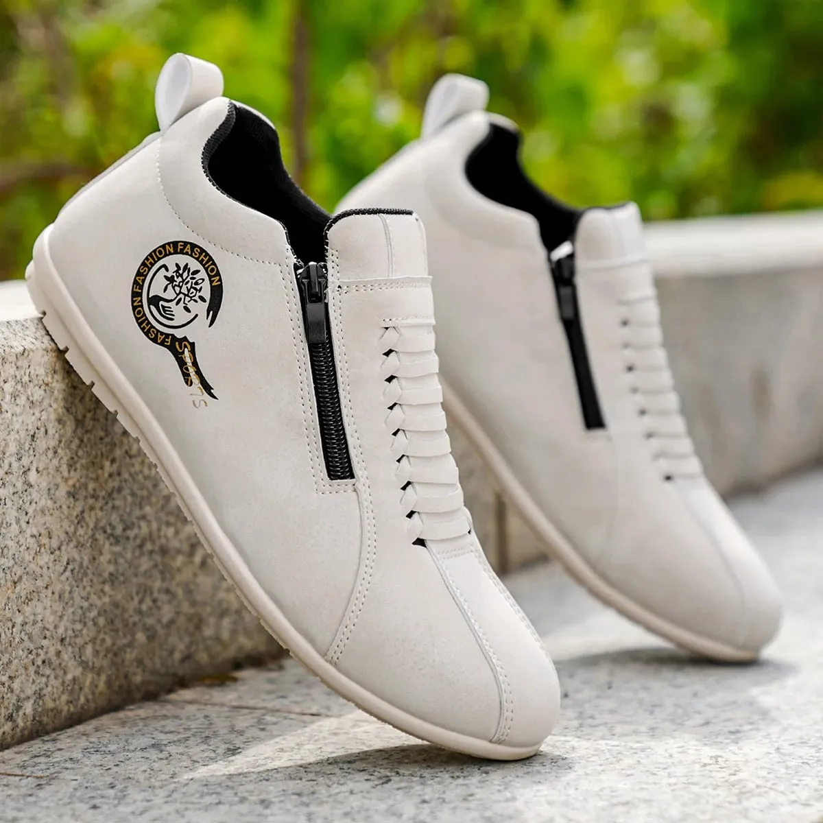 Men's Lightweight Casual Shoes Outdoor Entertainment Skateboarding Daily Walking Driving Shoes Comfortable Breathable Slip-On — image 4