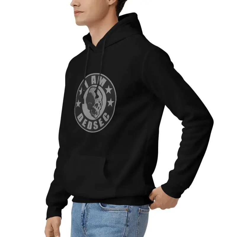 I Am Dedsec Hoodies Men's Women Casual Pullover Sweatshirt Hip Hop Long Sleeve Hooded Autumn Winter — image 6