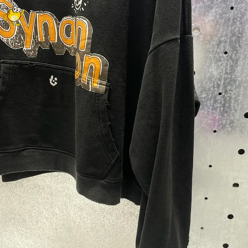 Washed Blue PALY Hoodies Men Woman Vintage Damaged Hole Old Casual High Quality Hip Hop Fashion Zipper Sweatshirts — image 22