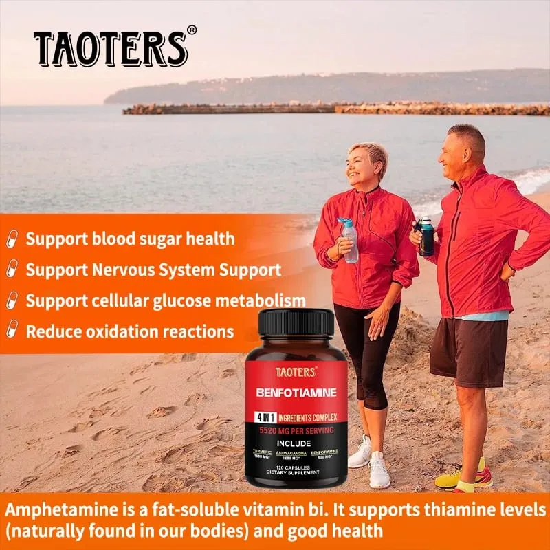 600 Mg Benfotiamine Capsules - Helps Maintain Healthy Glucose Metabolism and Supports Nervous System HealthSupplements — image 4
