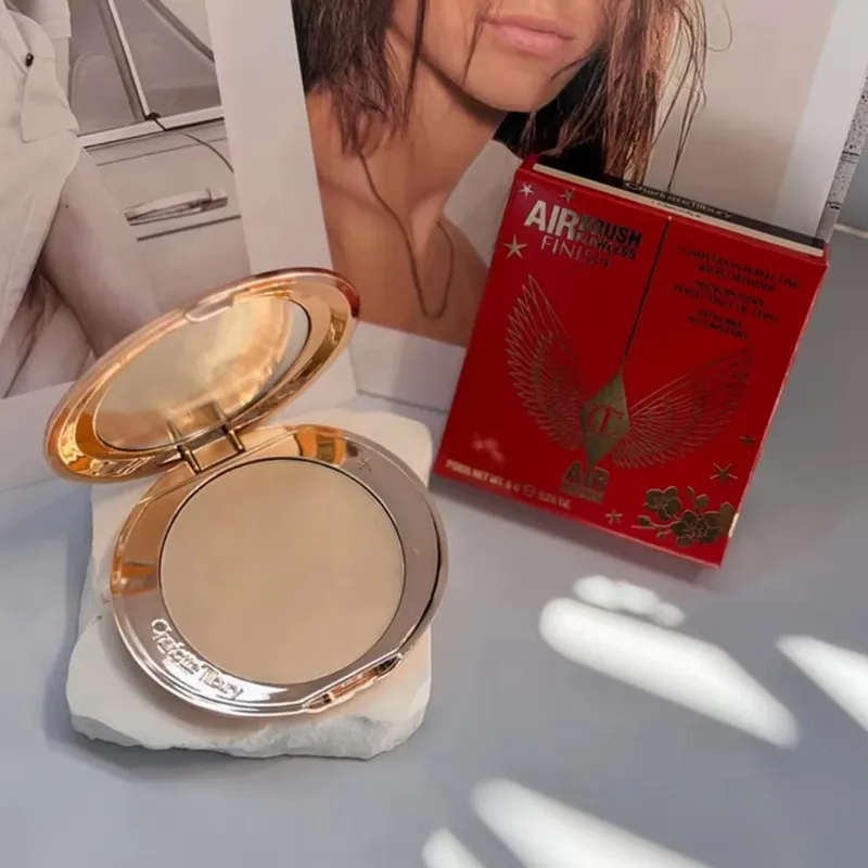 Charlotte Tilbury Airbrush Flawless Finish Makijaż Puder wykończeniowy Poduszka Talk Beauty Soulmates Paleta do twarzy CT Beauty Cosmetics