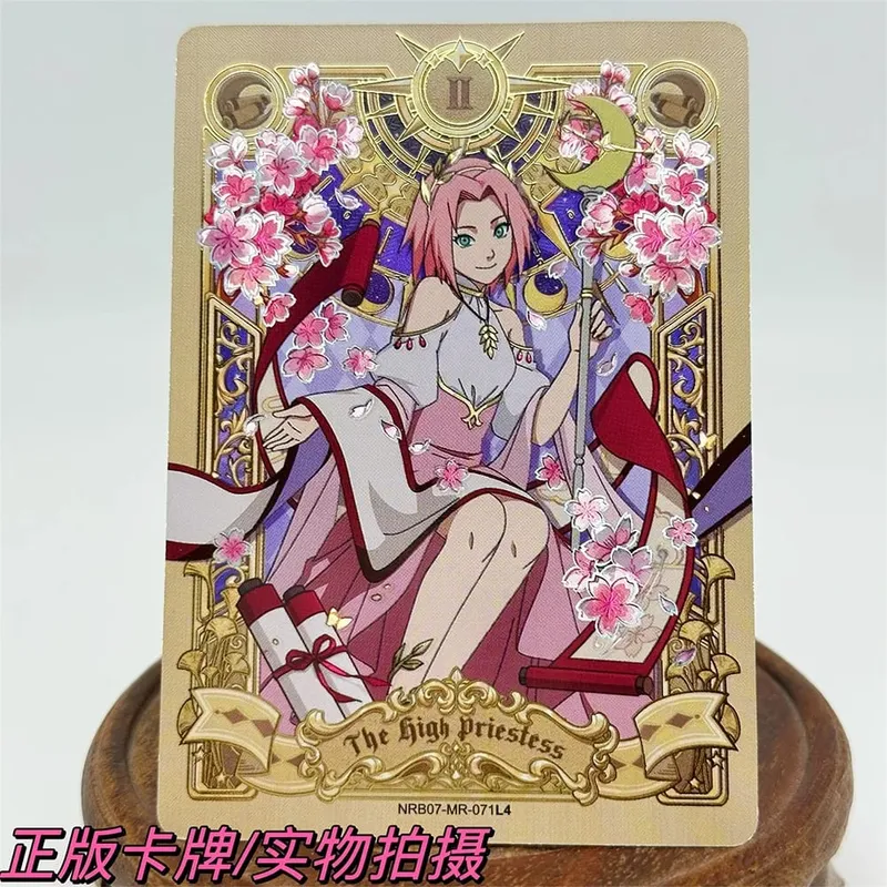 Kartu MR 38 ~ 72 Seri NARUTO Haruno Sakura Uchiha Sasuke Mainan Permainan Bronzing Kartu Koleksi Hadiah Ulang Tahun Natal