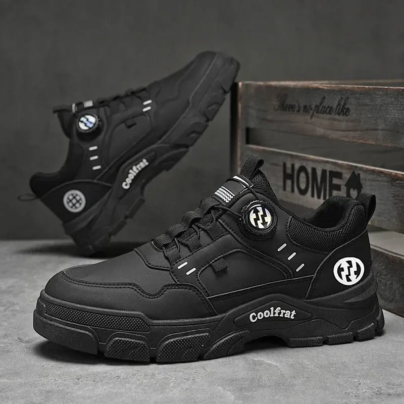 New Men's Shoes Low-top Rotating Buckle Sports Casual Trendy Outdoor Waterproof Work Shoes EVA Sole Rubber Zapatillas Hombre — image 4