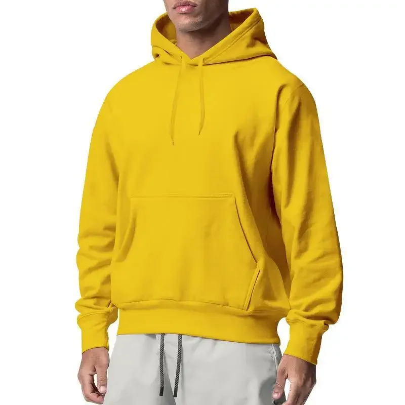 2026 New Men's Fashion Harajuku Hooded Sweatshirts Casual All-match Pullovers Male Streetwear Autumn Winter Fleece Warm Hoodies — image 20