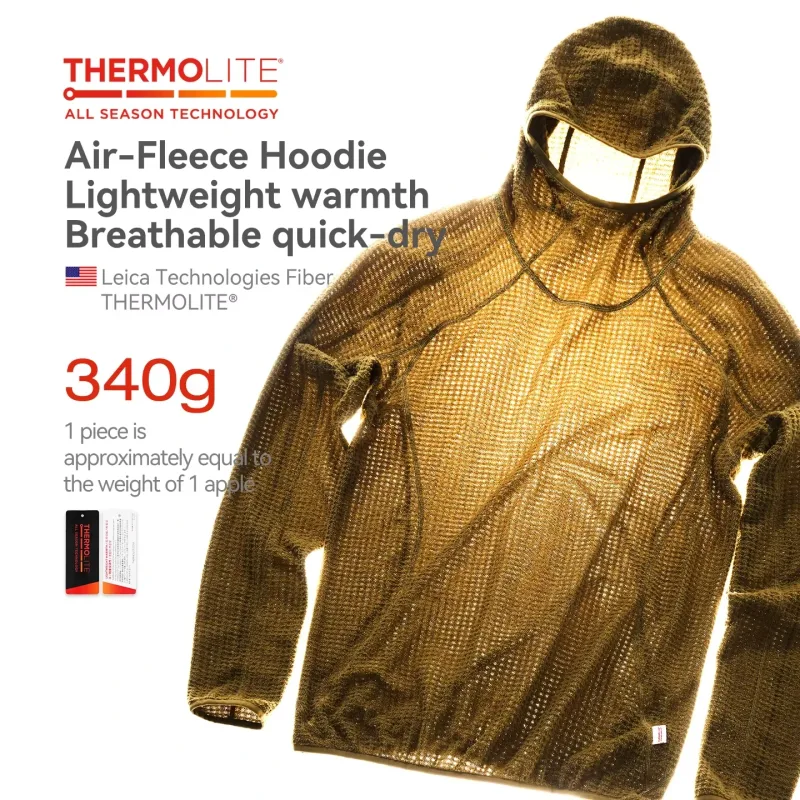 Thermolite® Hooded Sweatshirt: 2025 Winter Lightweight & Warm Hoodie Unisex Solid Color Thickened Hoodie for Autumn and Winter — image 13