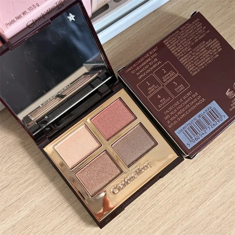 Bán Chạy Nhất CT Bộ Trang Điểm 4 Màu Phấn Mắt Bảng Matte Setting Powder Mặt Che Khuyết Điểm Tác Dụng Son Môi Cao Cấp Mỹ Phẩm