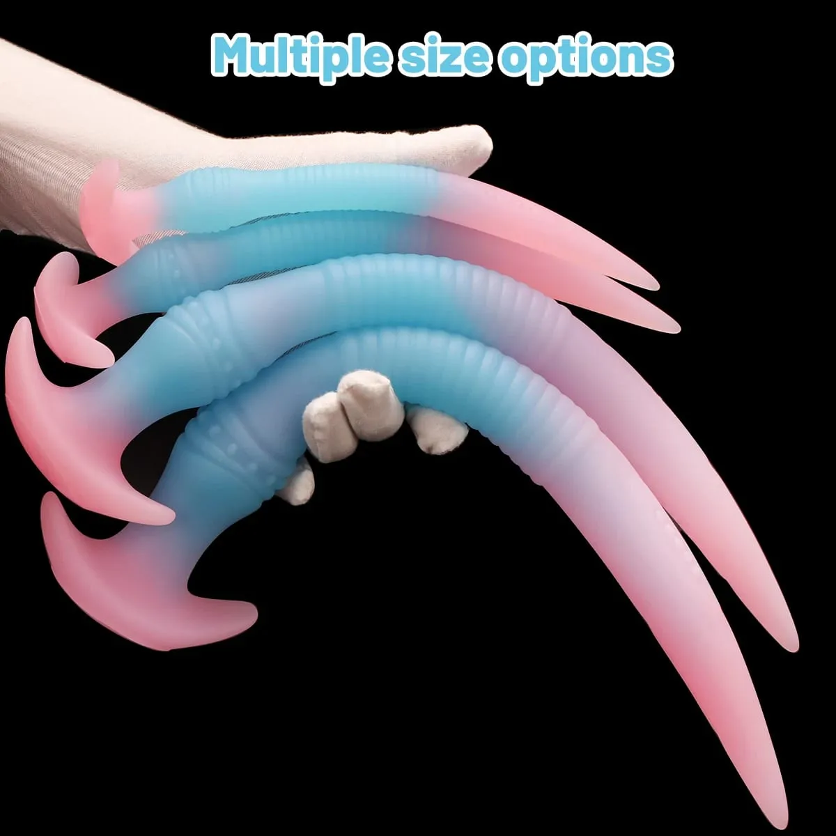 Mjuk flytande silikon Långa tentakler Analpluggar Lämpliga för alla spelare som en vuxen sexleksak Vaginal och anal stimulerande enhet