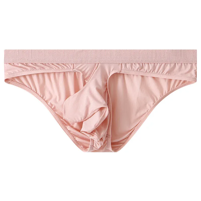 Men's Ice Silk Briefs Summer Transparent Seamless Quick-drying Man Breathable Panties Ultra-thin Underwear — image 23