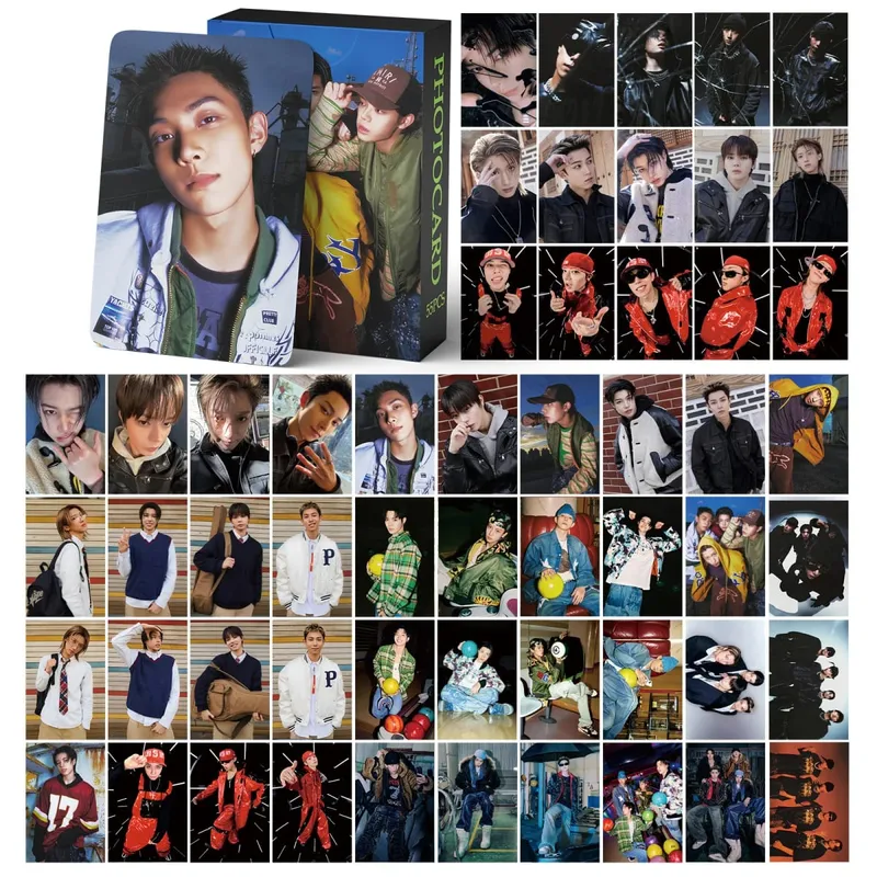 124PCSLNGSHOT MINI Album 4SHOBOIZ Vol.2 4SHOVILLE Card Photocards Kpop Merch Lomo Cards Set Fans Collection Cards Gift — image 12