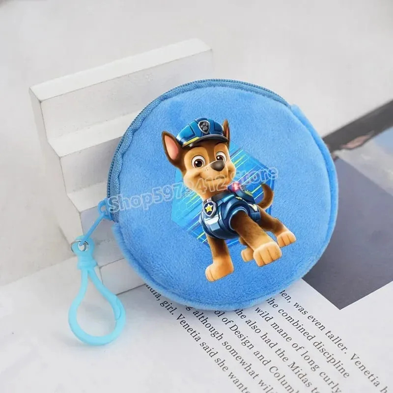 Paw Patrols Round Wallet Cute Keychain Bag Printing Coin Zipper Purse Anime Small Change Bags Convenient Mini Storage Pouch Gift — image 16
