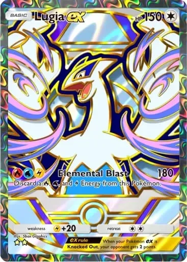 DIY POCKET Collection Cards Mew Lugia Ho-OH Self Made Single Card Classic Game Anime Card Gift Toy — image 14
