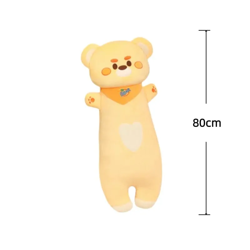 Aninimal Plush Pillow 60/80cm Rabbit Pig Bear Stuffed Cushion Kawaii Home Decor Toys Accompany Sleep Toy Birthday Surprise Gift — image 12