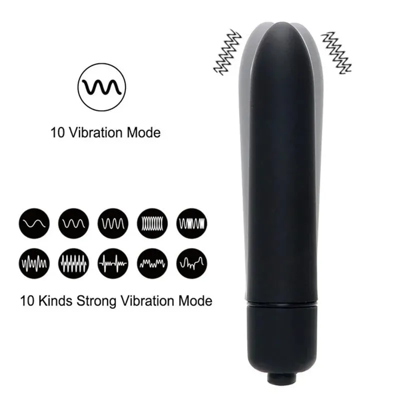 10 Bilis na Mini Bullet Vibrator Para sa Mga Babae na Hindi tinatablan ng tubig Clitoris Stimulator Dildo Vibrator Mga Laruang Pang-Sex Para sa Babae