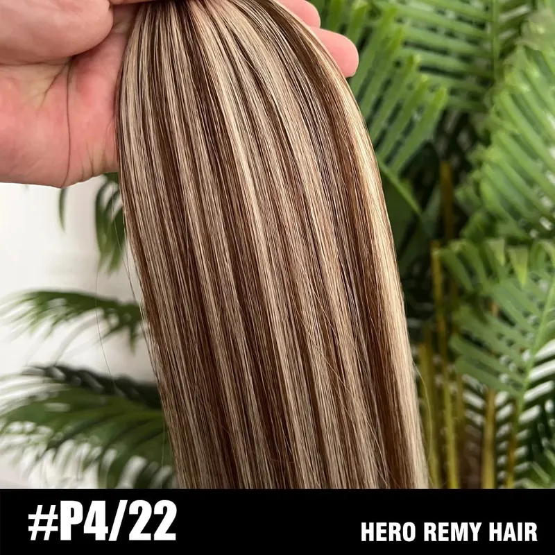 Natural PU Skin Weft Invisible Injection Tape In Human Hair Extensions Double Side Blonde Tape Ins Hair Extensions 2.5g/pieces