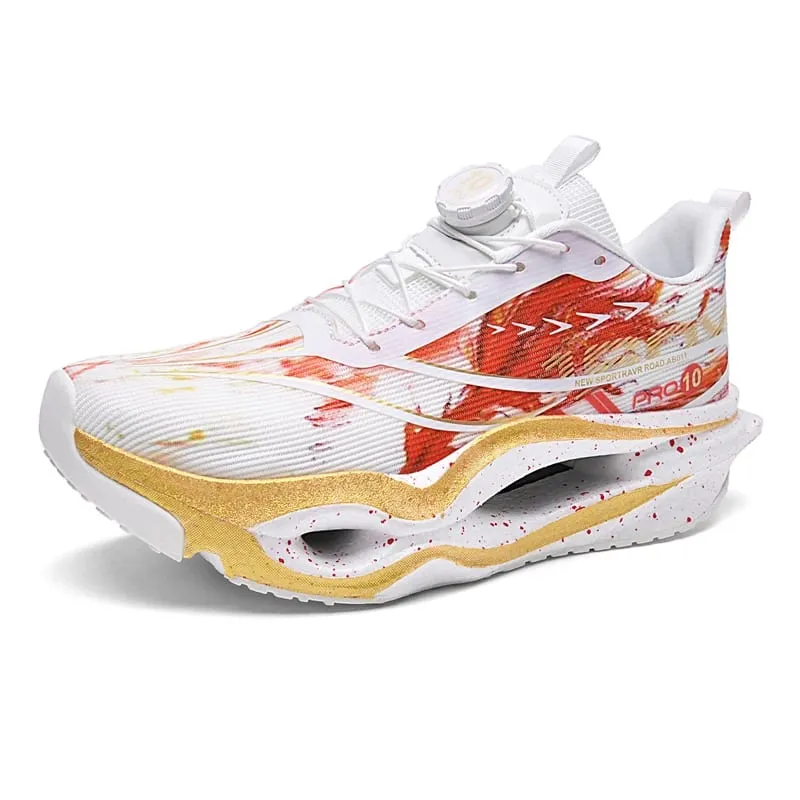 Carbon Plate Racing Running Shoes Non-Slip Men Ultra Light Elastic Cushion Athletic Sneakers Speed Training Marathon Sport Shoes — image 11