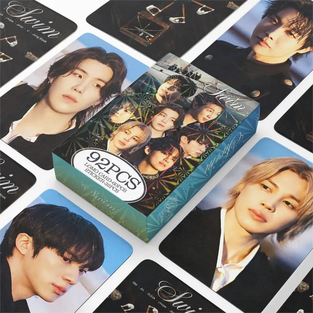 92 Single Small Card New Album Fan Support Photo Cards Greeting Cards Journal Stickers LOMO Card Collectible Gift — image 5