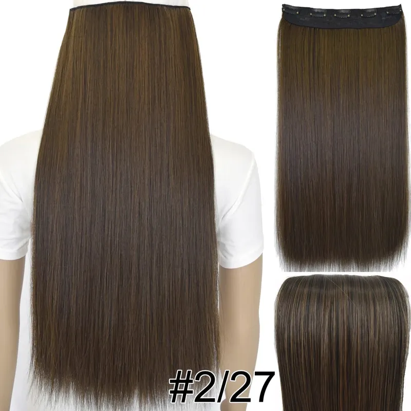 Fibra sintetica resistente al calore 120gr Dritto 5 clip su clip nelle extension per capelli 5006