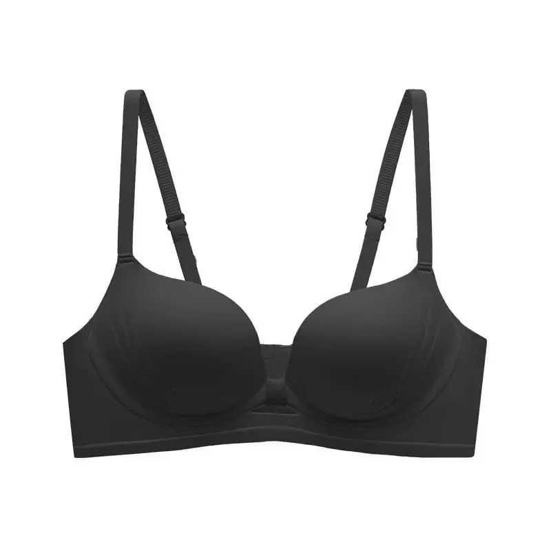 Gợi Cảm Liền Mạch Push Up Quần Lót Nữ Nhỏ Tập Ngực Thể Hiện Lớn Thu Phụ Trợ Ngực Thoải Mái Và Thoáng Khí Áo Ngực