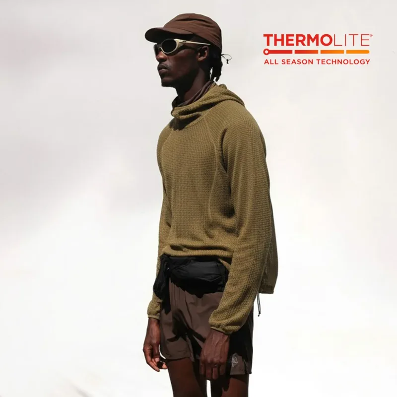 Thermolite® All Season Thermal Hoodie Unisex Lättvikts Quick Dry Pullover Sweatshirt Andas Vinter Mid Layer Activewear — image 9