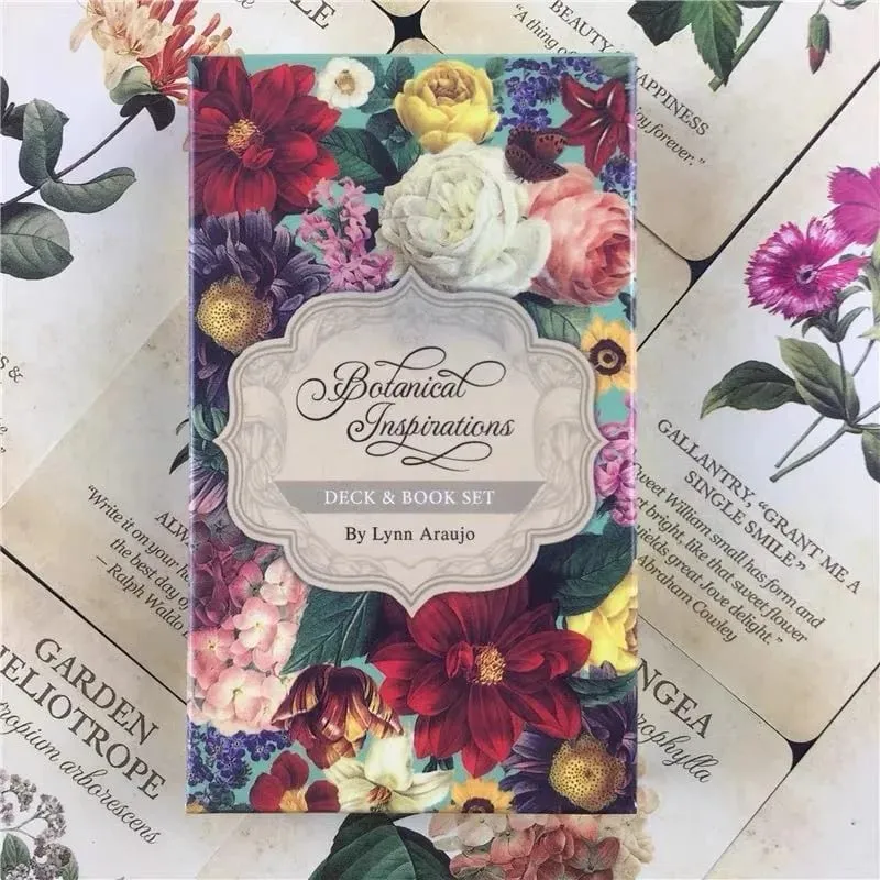 Botanical Inspiration Oracle Cards Set of 45 10.3x6cm Each Plant-Based Wisdom Predictive Tools for Personal Development — image 2