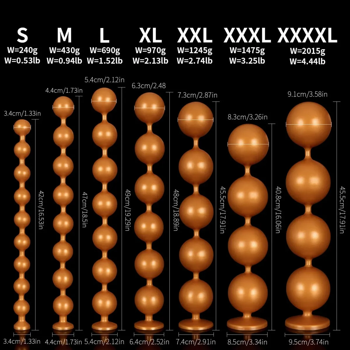 Super Long Anal Beads Anal Plug Prostate Massage Big Butt Plug Vaginal Balls Anal Stimulation Pull Bead Dildo Deep Anal Sex Toys