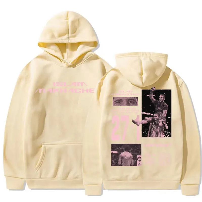 Limited Islam Makhachev Vintage Graphic Hoodies Men's Harajuku Fashion Classic Sweatshirts Casual Fleece Long Sleeve Pullovers — image 5