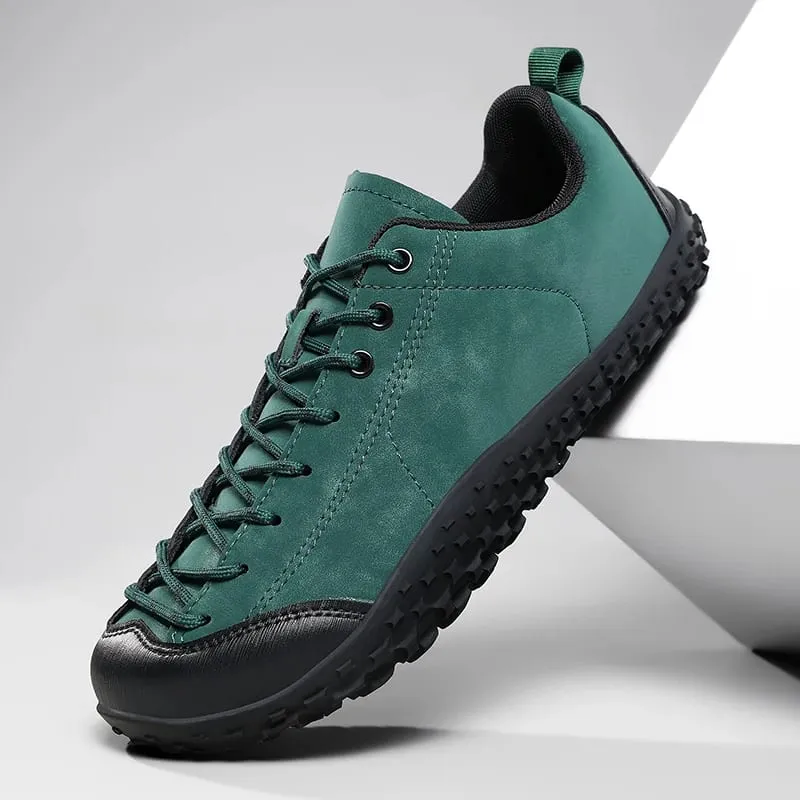 Unisex Barefoot Wide Toe Shoes Women Men Artificial Leather Minimalist Sneakers Zero Drop Outdoor Lace-Up Slip on Walking Shoes